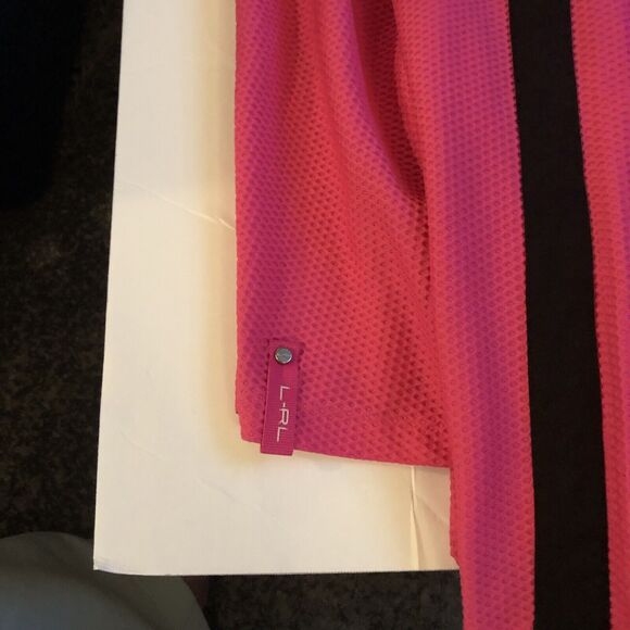 Ralph Lauren Athletic Women’s Plus Size 3x Sweater Bright Pink With Zipper - Picture 7 of 12